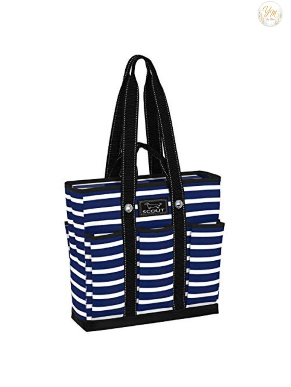 Utility Tote Bag with 7 Pockets, Water Resistant, Travel Work Bag